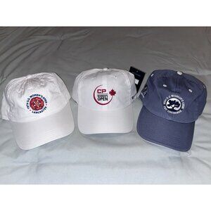 Women’s Golf Hats - Set Of 3 - US Open 2004 + 2024, Canadian Women’s Open